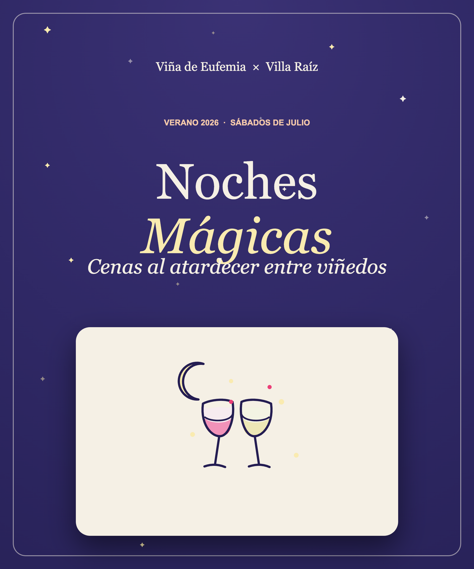 💫 ✨ Noches Magicas Verano 2026 – Experience